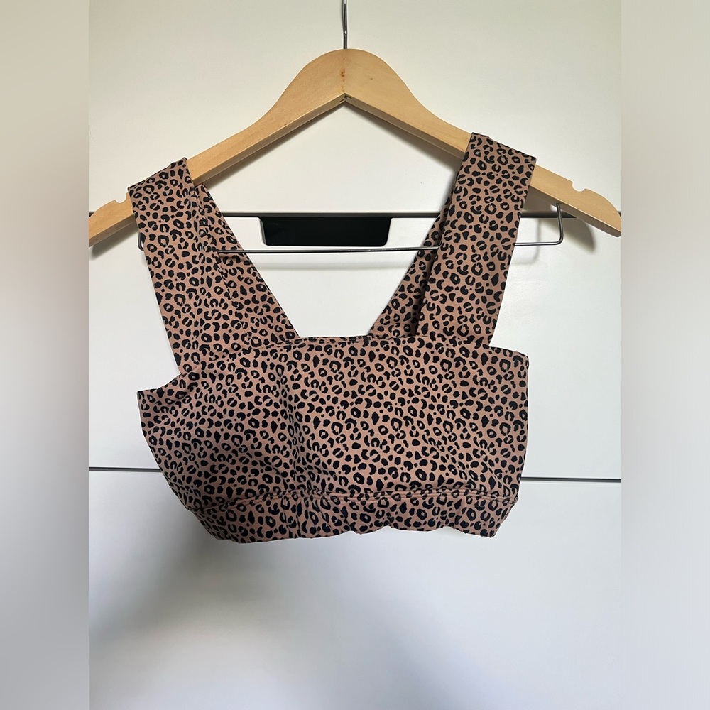 Leopard Print Sports Bra
